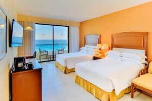 Ocean Front Double rooms at Occidental Tucancún Beach Hotel 